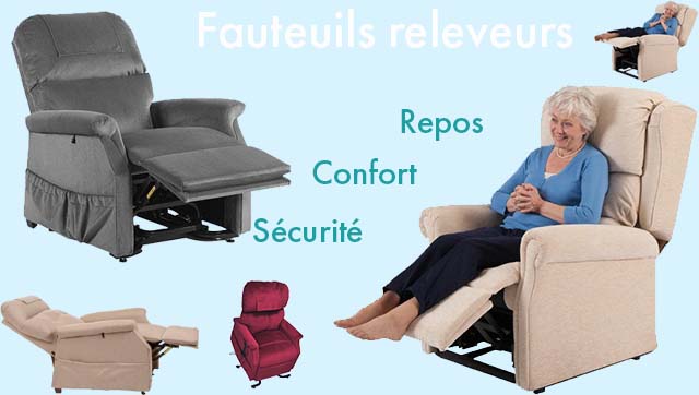 Fauteuil releveur - fauteuil confort - fauteuil coquille Fauteuil releveur - fauteuil confort - fauteuil coquille