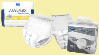 Couches adultes - Culottes absorbantes - Tena - Id - Hartmann - Abena - Abriflex - Molicare Couches adultes - Culottes absorbantes - Tena - Id - Hartmann - Abena - Abriflex - Molicare